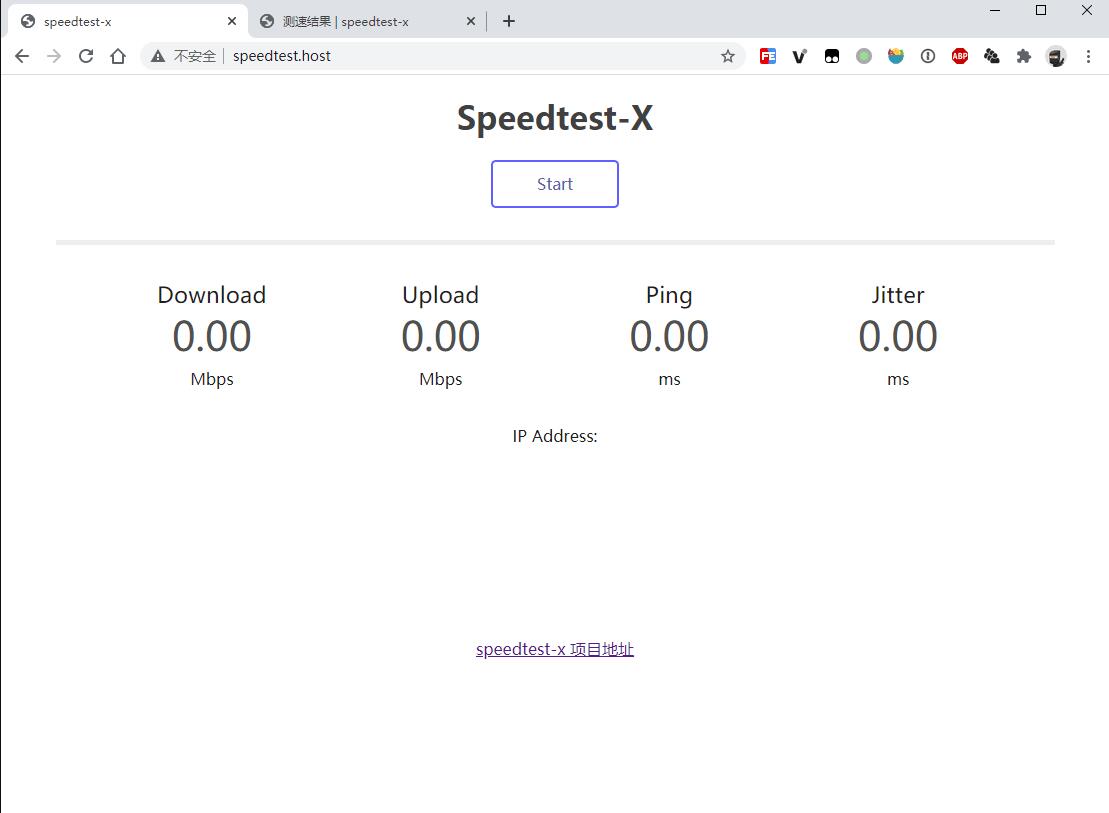 开源 speedtest-x 网页测速，支持 docker 部署